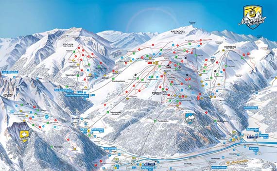 Skigebied Mayrhofen Zillertal