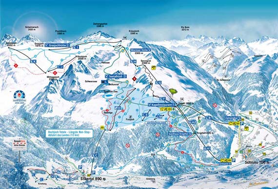 Skigebied Silvretta Montafon Hochjoch