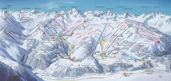 Skigebied Serfaus Fiss Ladis