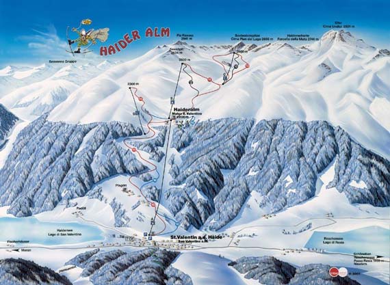 Skigebied Haideralm Reschenpass