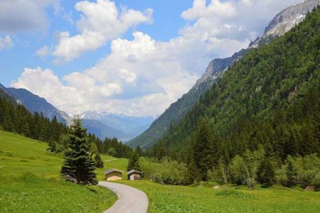 Wandelroute vanaf Laponesalm. Wandelroute vanaf Laponesalm.