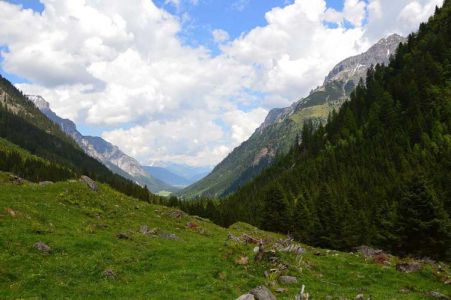 Wandelroute vanaf Laponesalm. Wandelroute vanaf Laponesalm.